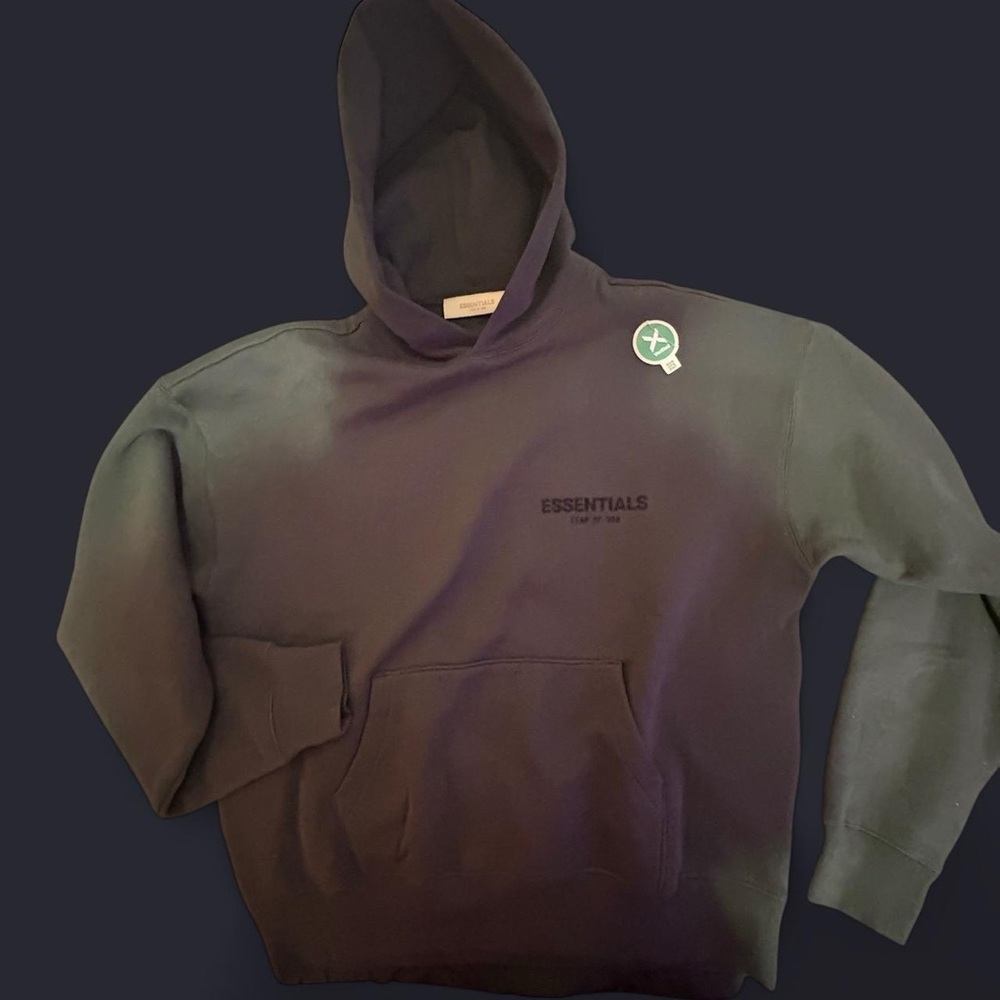 Essentials Black Hoodie Sweater